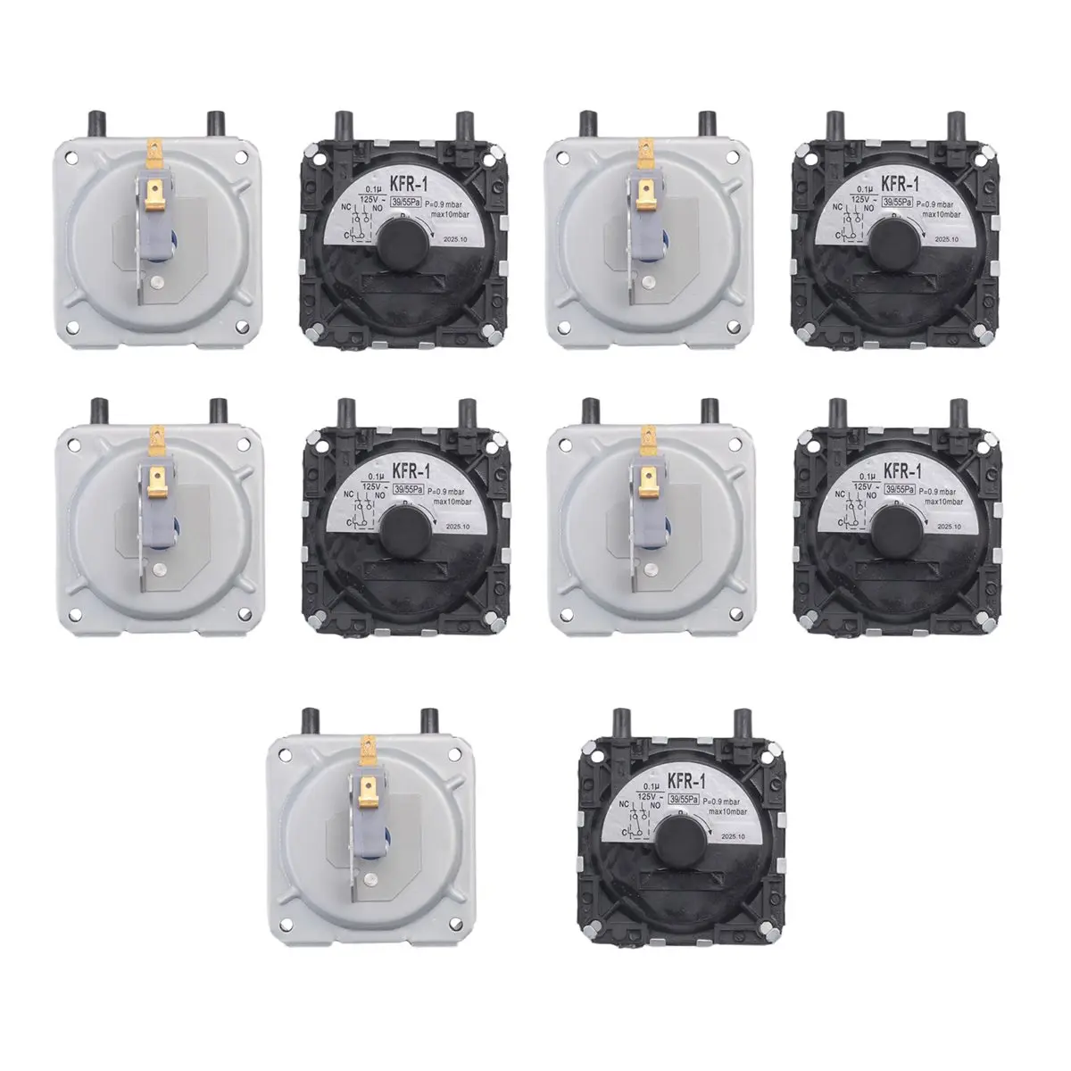 ~PERFECT}Boiler Gas Water Heater Pressure Switch Universal Pressure Switch KFR-1, Wall-Mounted Boiler Air Pressure Switch, 10Pcs