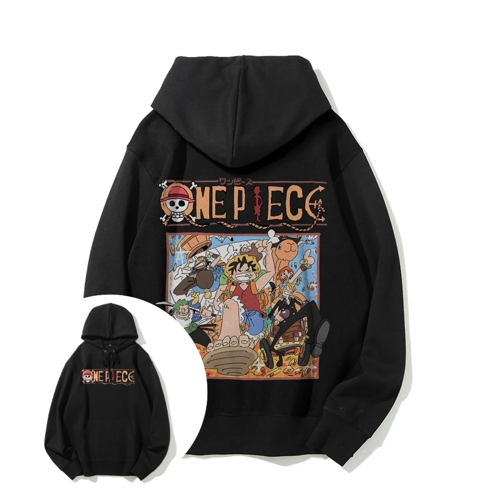 

Цельная толстовка с капюшоном в стиле аниме для мужчин и женщин, пуловер большого размера, винтажная уличная одежда, повседневная одежда Y2k, осень-зима, новинка унисекс
