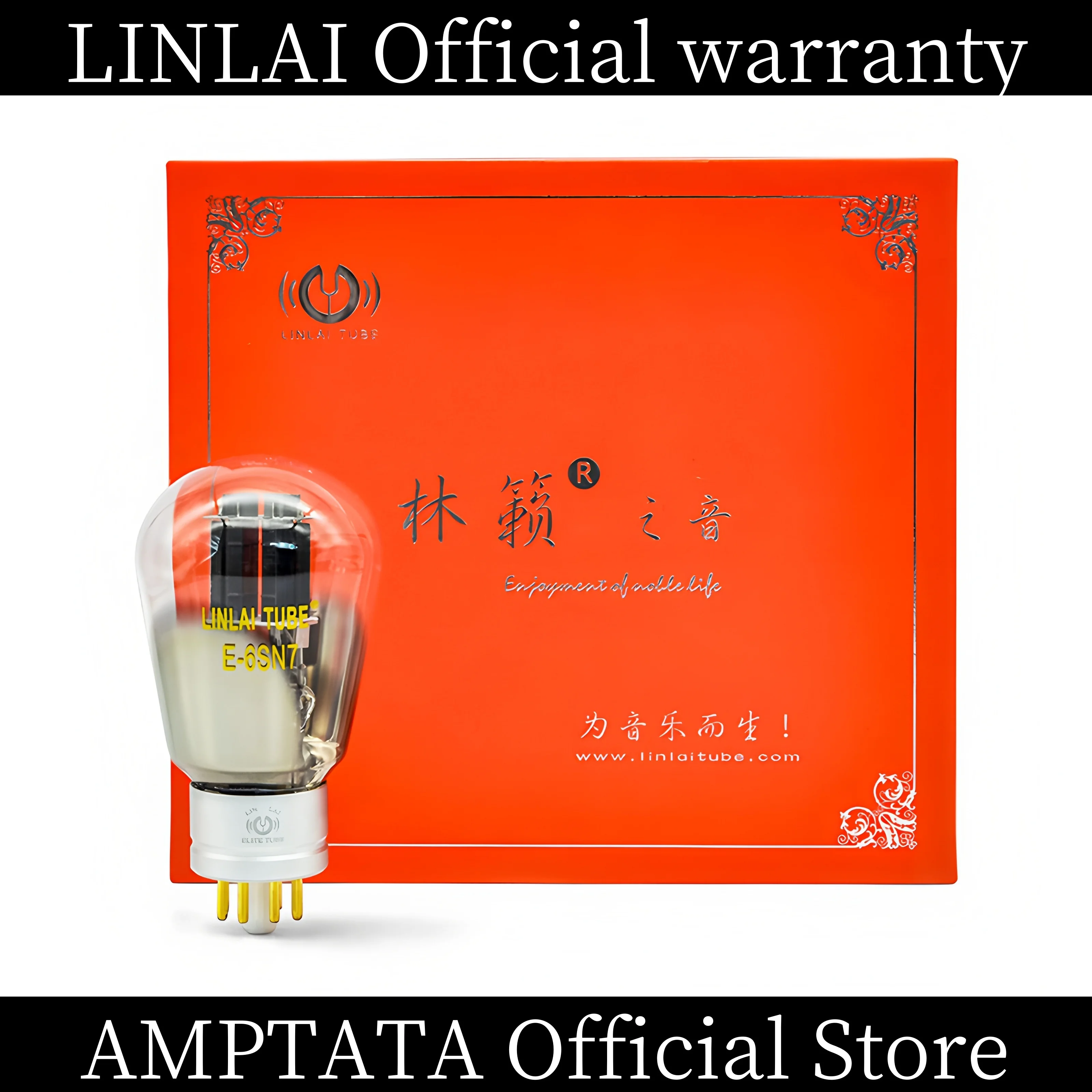 LINLAI E- 6SN7 / سلسلة Top Elite الرائدة / أنبوب مكنسة كهربائية / ترقية WE CV181 ECC32 / مكبر للصوت / ضمان لمدة 15 شهرًا / زوج متطابق