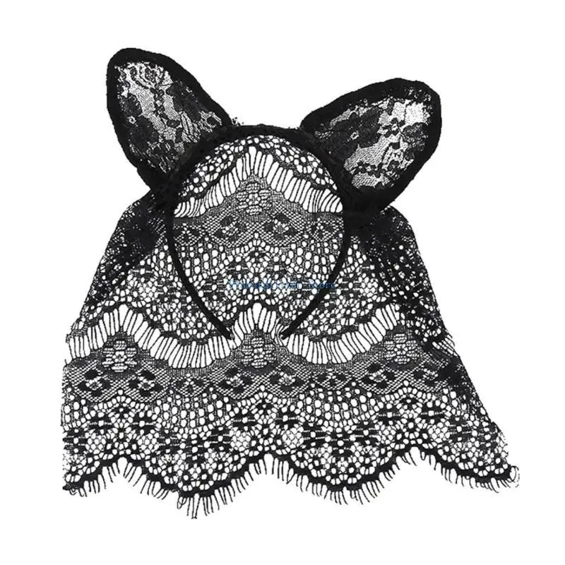 

652B Lace Headband Elegant Women Hoop Eye-catching Hairband Girl Hair Accessories