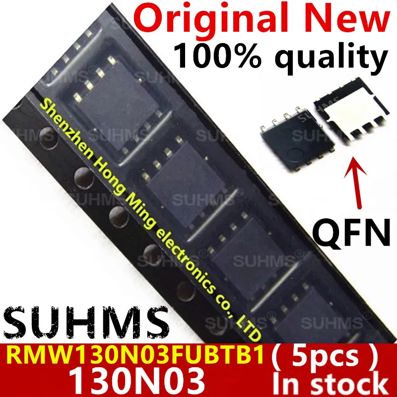 

(5piece)100% New RMW130N03FUBTB1 130N03FUB 130N03 QFN-8