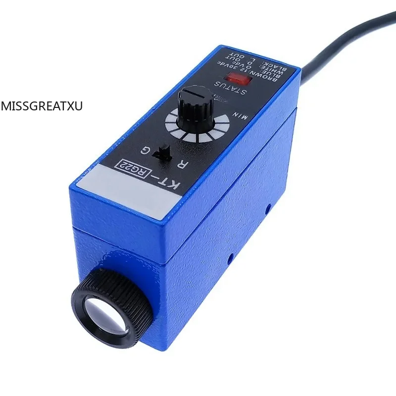 Color Mark Photoelectric Switch KT-RG22 Adjustable Sensitivity Color Code Tracking Sensor