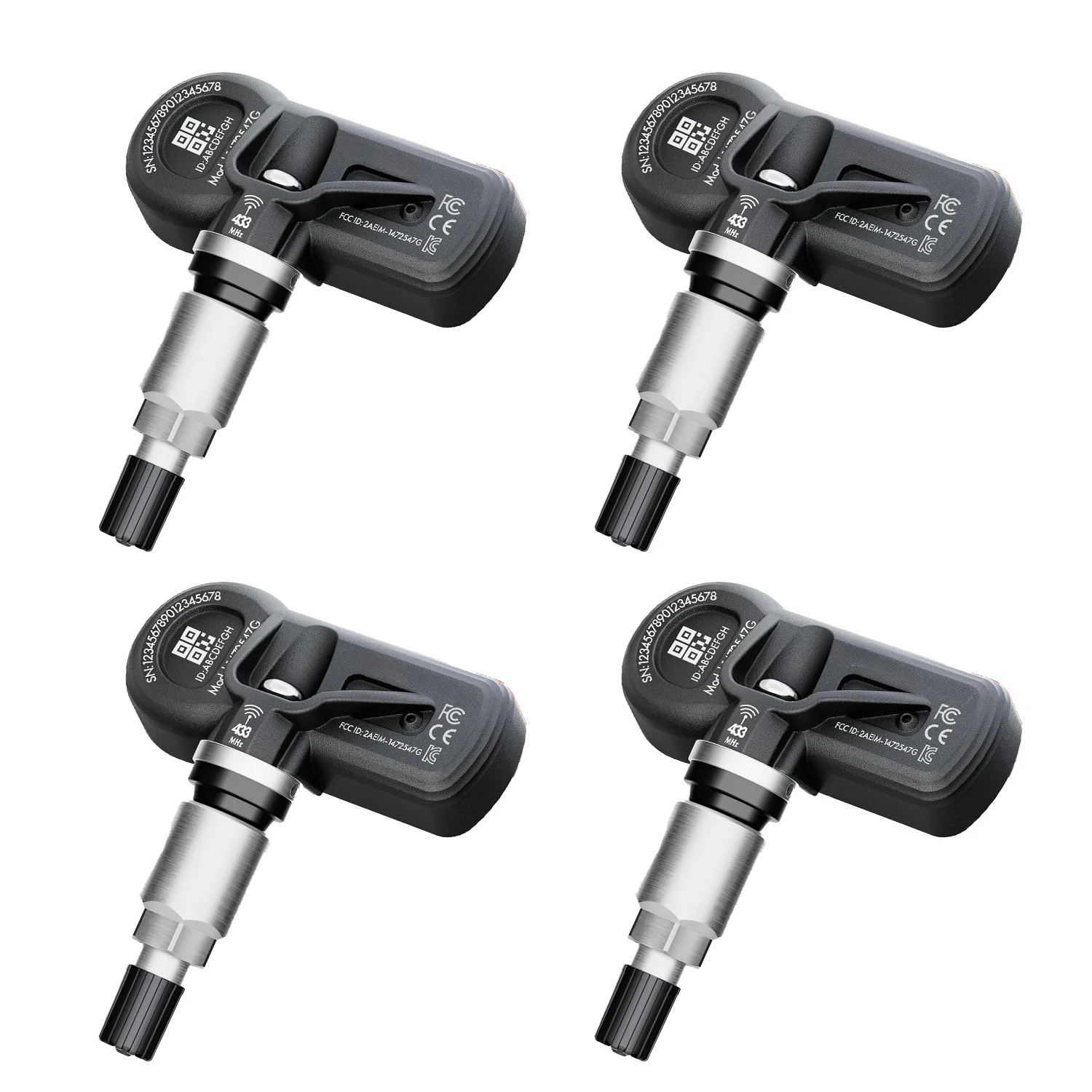 

4PCS OE 68293199AA Pre-Programmed TPMS 433MHz for Ram 1500 2019-2024 Dodge Ram 1500 2019-2024 Replaces Tire Pressure Sensor