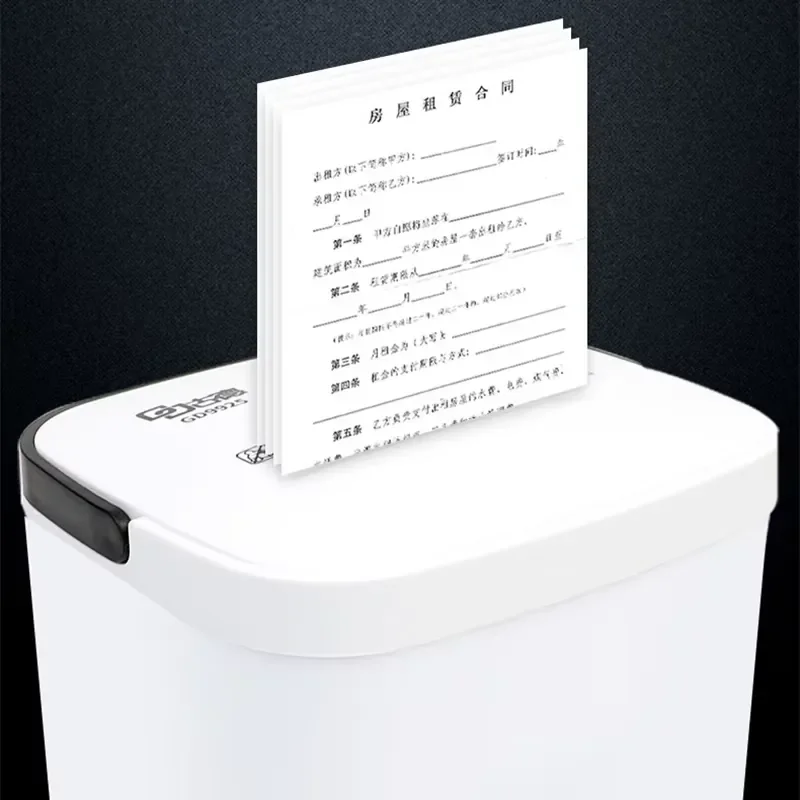 3.5L Mini Electric Shredder 9925 Office Household Small Desktop Automatic Confidential Document Paper Grinder Crusher