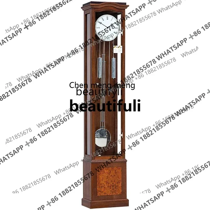A   R Living room modern floor clock simple light luxury large seat clock European style, movement floor clock HG2102 R