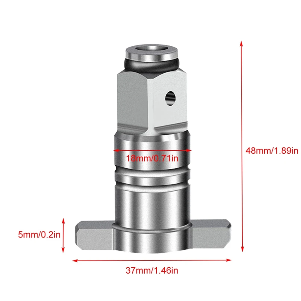 Imagem -05 - Elétrica Brushless Impact Wrench Power Drill Tool Acessórios Adaptador Hex 18v Pcs