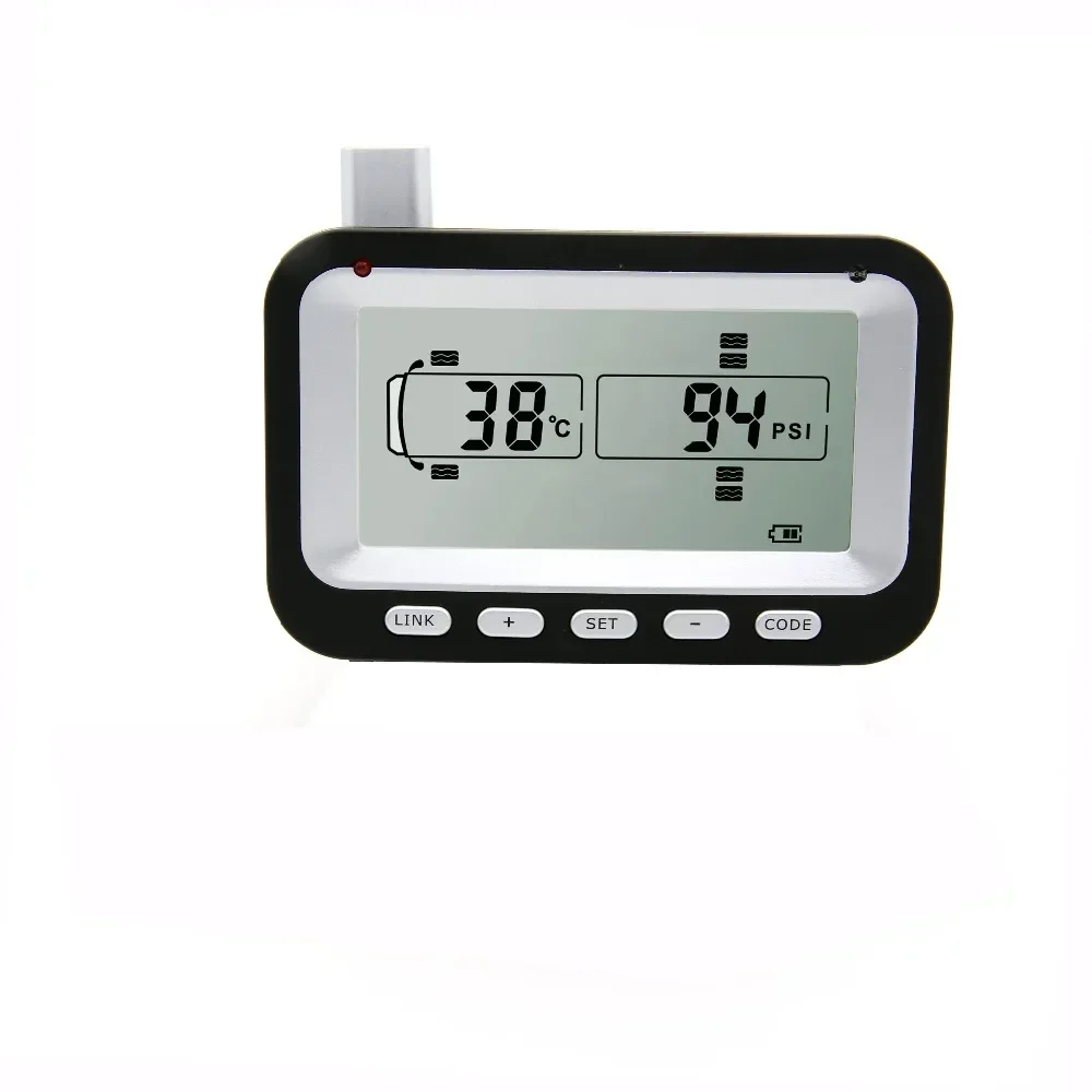 pre-programmed sensors FCC certification all time display RV tire pressure and tire temperature monitoring system