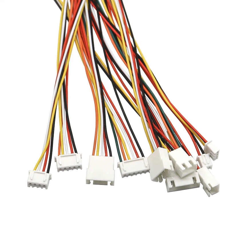 5Pairs Micro JST XH 2.54 2/3/4/5/6 Pin Way Male Female Plug Wire Connector 2.54mm Pitch With Wire Cable Battery Charging Cable