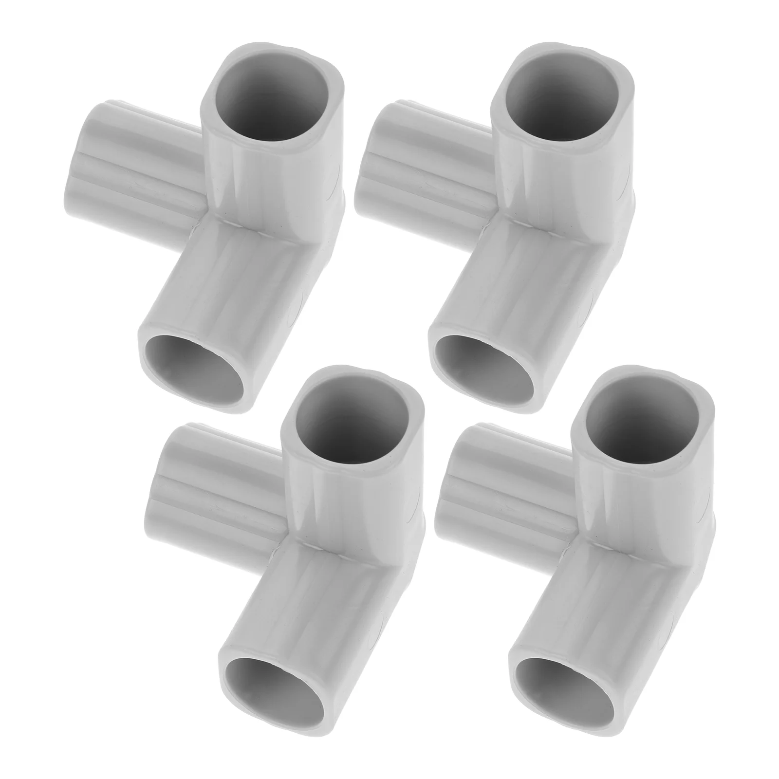 4 Pcs Baby Guardrail Pvc Elbow Fitting DIY Pipe Fence or Corner Adapter Connector
