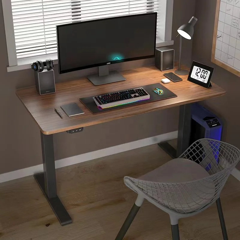 

Ergonomic Single Motor Electric Standing Office Desk Modern Home Use Stand-up Computer Desk with Height Adjustment Easy Assembly