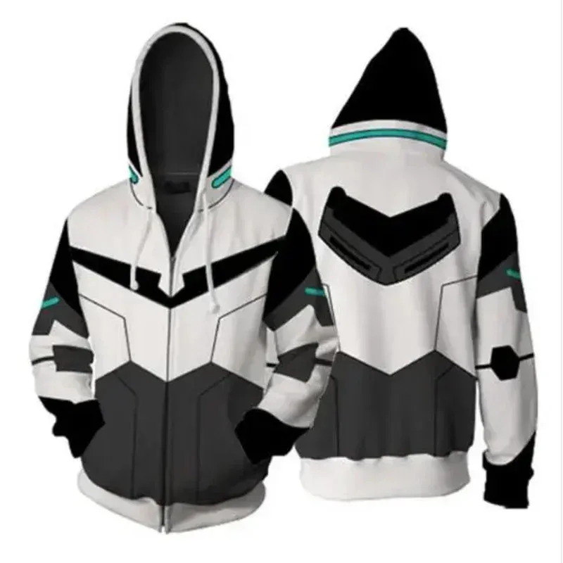 Voltron Legendary Defender Lance Costume Cosplay Lance Giacca con cappuccio per costumi di Halloween Uomo Donna Felpa con cappuccio Anime Plus Sizeaa