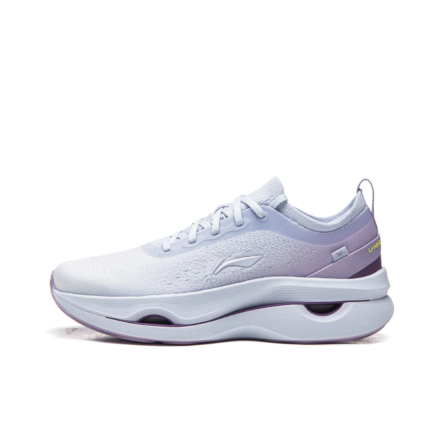 Li Ning Stunning 2 Running Shoes Women's Low Top Standard White/Light Dusk Blue/Breeze Purple ARHW010-20