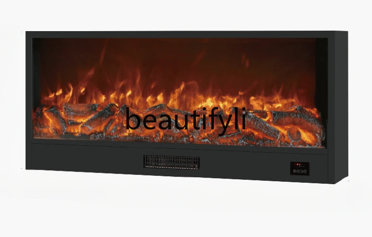 Home heating electronic fireplace core TV cabinet decoration embedded false flame simulation wall furnace