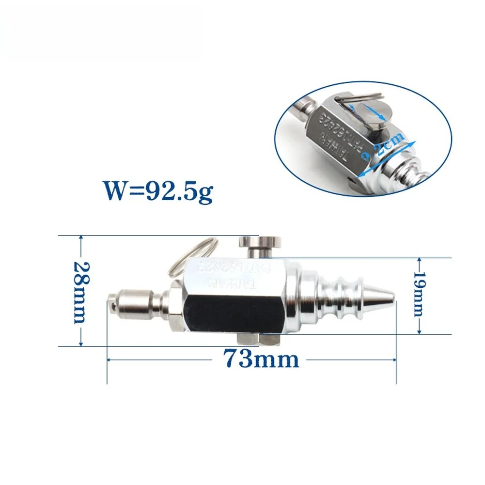 Approx.8 Cm 3.15 In Submersible Air Tube Safety Nozzle For Scuba Diving Scuba Accessory Low-pressure Compatible