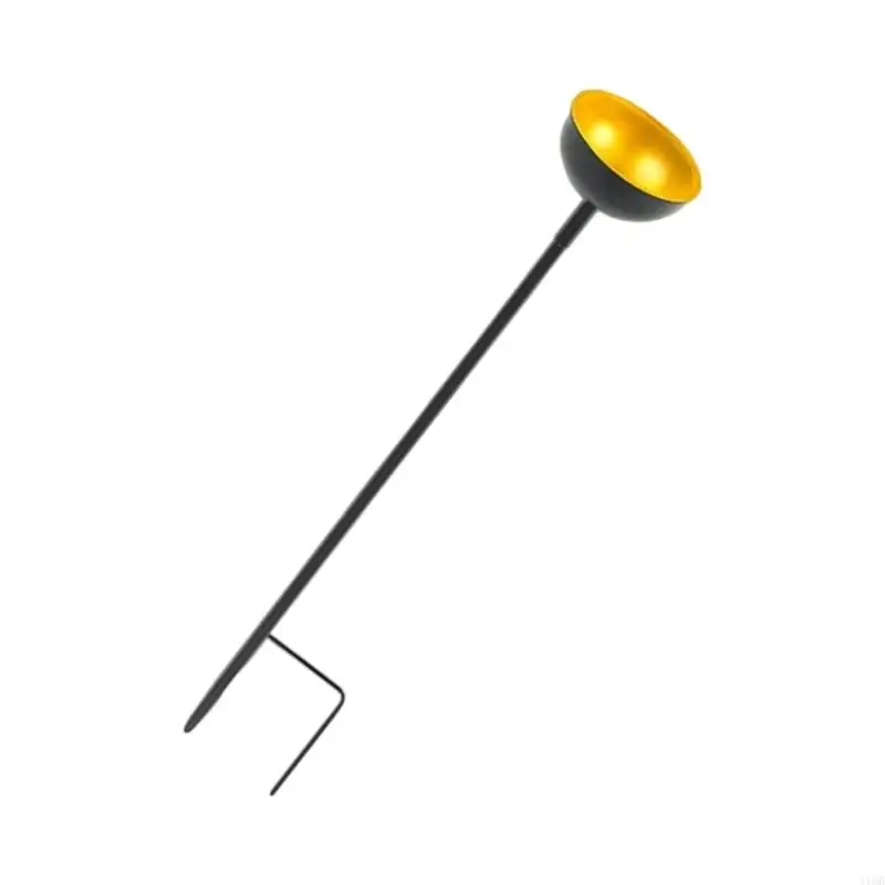 

2025 New Metal Bronze Bird Feeder Watering Station With Removable Stakes Garden Decoration Rain Collector For Wildlife