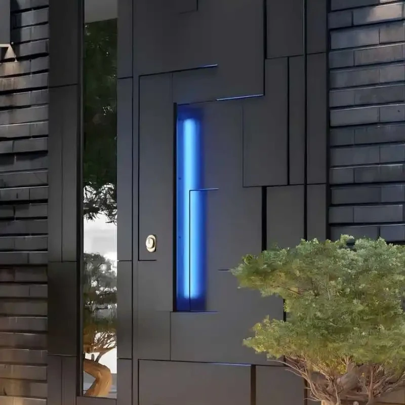 

Modern Pivot Door Secure Entrance Doors Exterior Aluminum Door for Home Front Door Emergency Gate