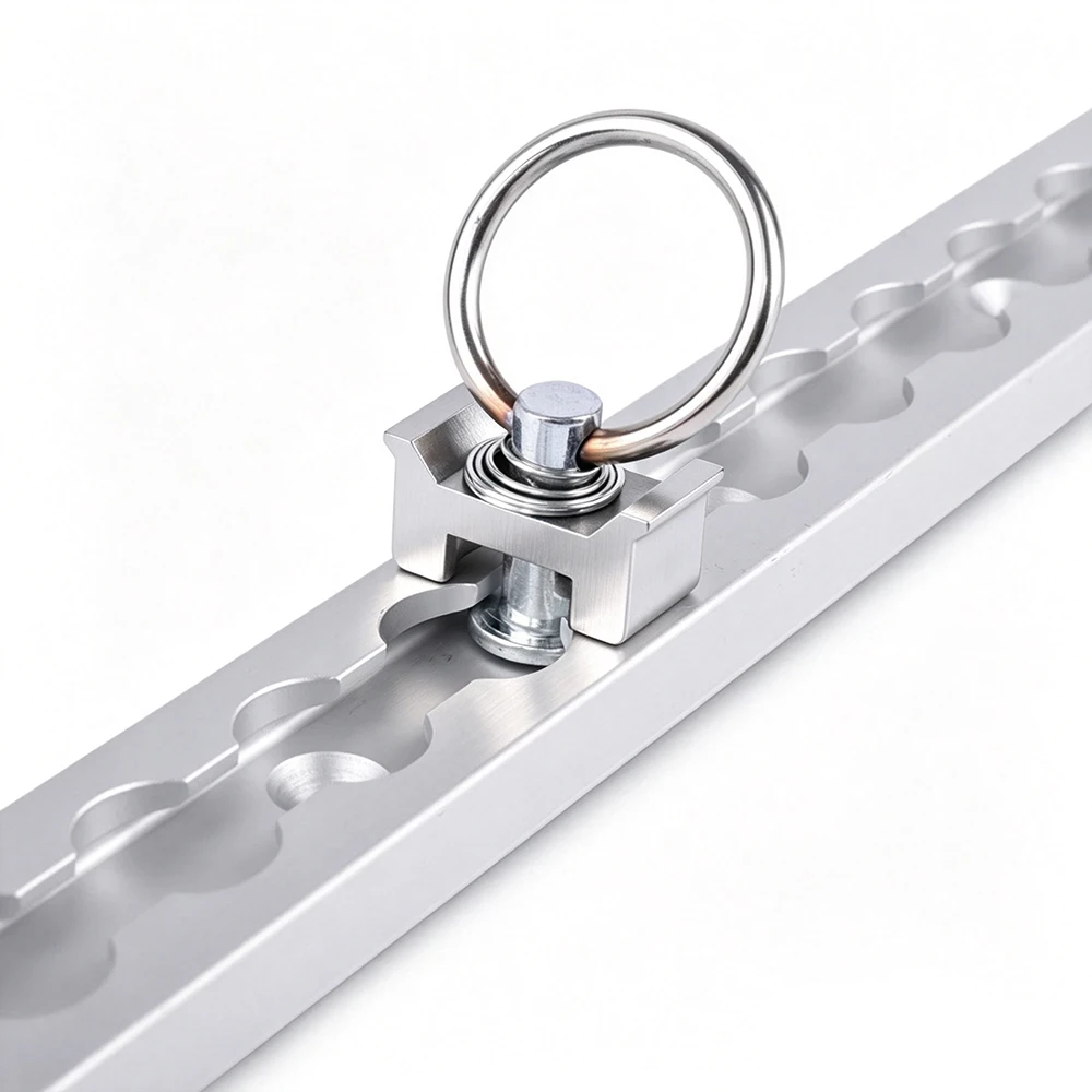 Tie Down Eye Bolt Fixing Loop Binding Ring 1 6 10 Pcs For Aviation Track Lashing Anchor Point Hook Fastener Aluminium T Slot