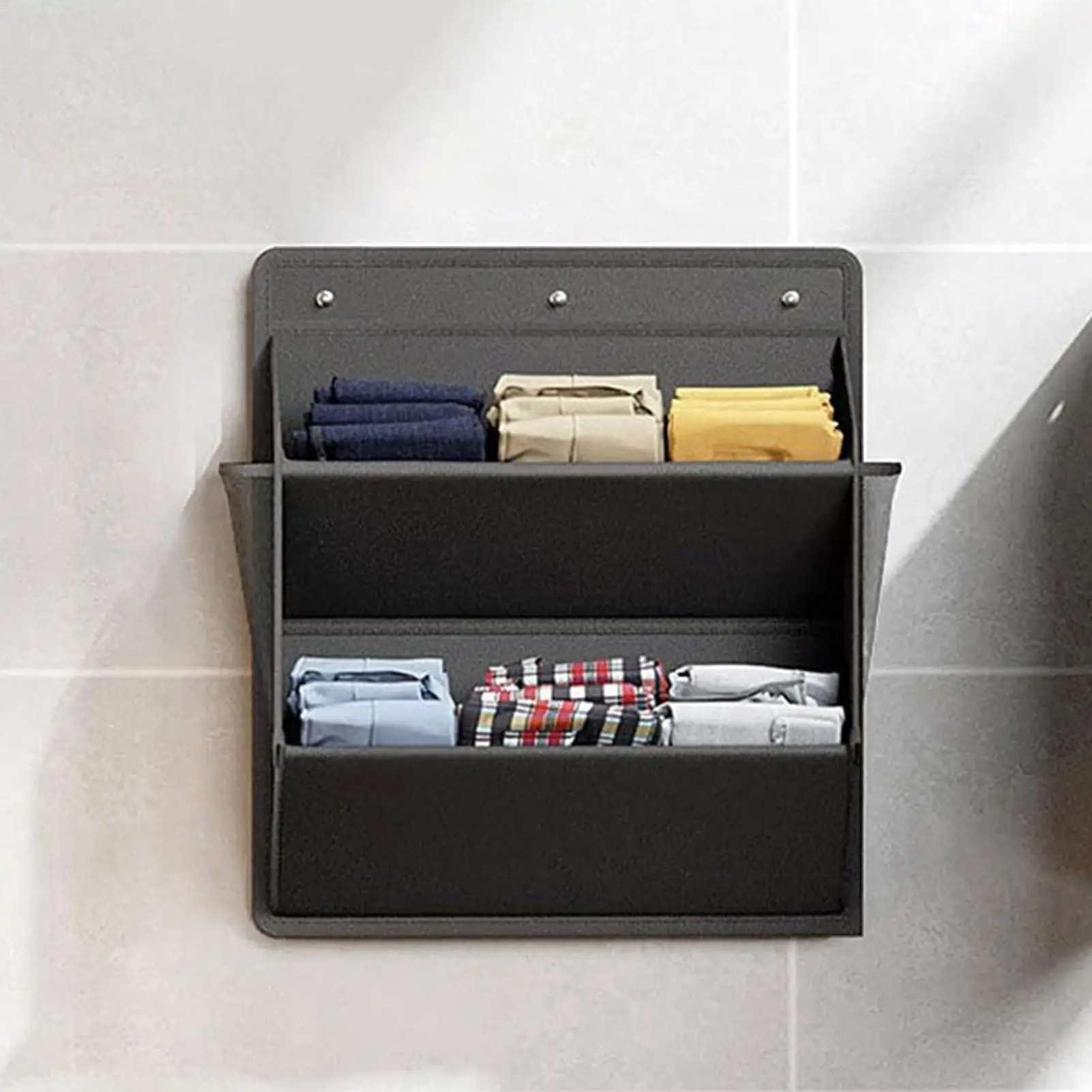 Schuhregal für Wohnmobile, Wandmontiertes Schuhregal, Platzsparender Organizer, Selbstklebender Halter für Waschküche, Badezimmer, Schlafzimmer, Eingang, Wohnheim