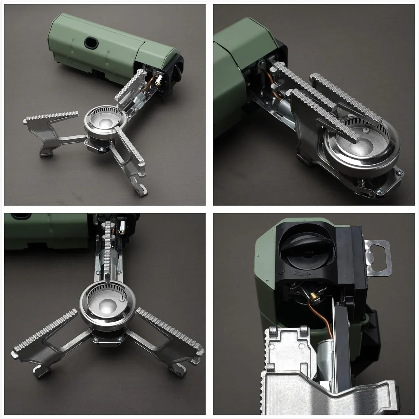 Outdoor Camping Picnic Portable Gas Stove Automatic Windproof Butane Camping Stove with Tote Bag Stock