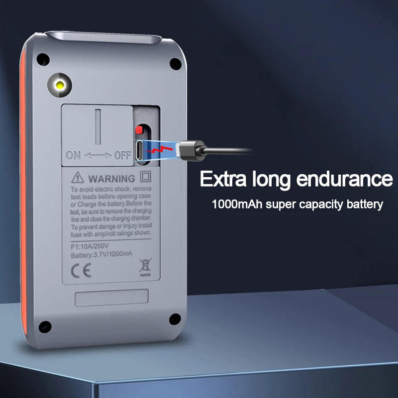 Nieuwe 9999 Telt Smart Multimeter Dc Ac Stroom Spanning Multimetro Digitale Profesional True Rms Capaciteit Temp Ncv Ohm Tester