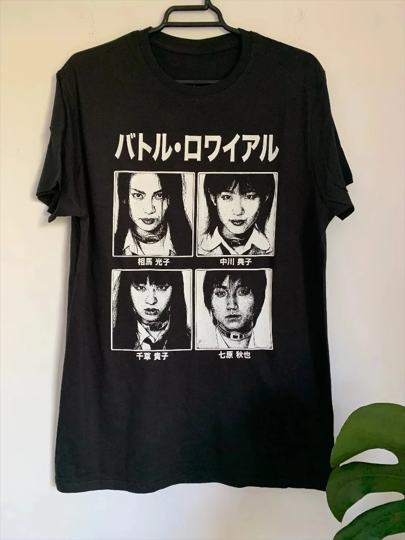 Underground Japanese Horror Movie Tshirt Summer Men's and Women's Loose and Breathable T-shirt Top