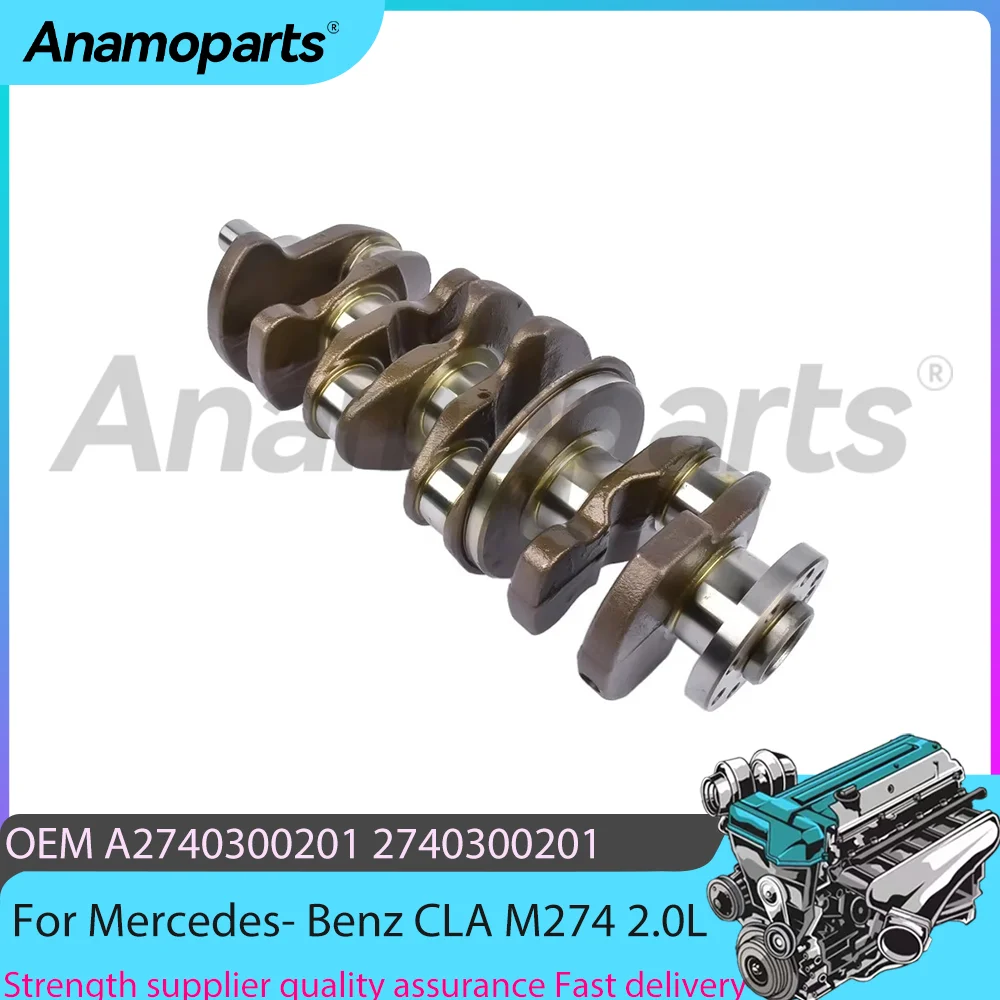 Krukas passend voor 2.0 T L4 benzine motor onderdeel voor Mercedes-Benz W176 R172 W222 C117 CLA GLA M270 M274 M264 A2740300401 2013-2022