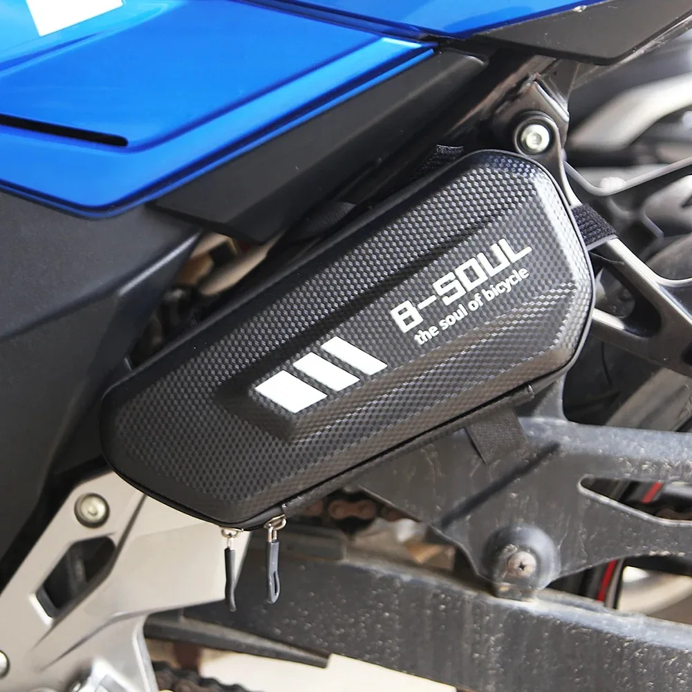 Motorcycle Electric Bike Hanging Bag Side Bags Waterproof Moto Engine Pack Hard Shell Bags Mountain Bike Triangle Pouch