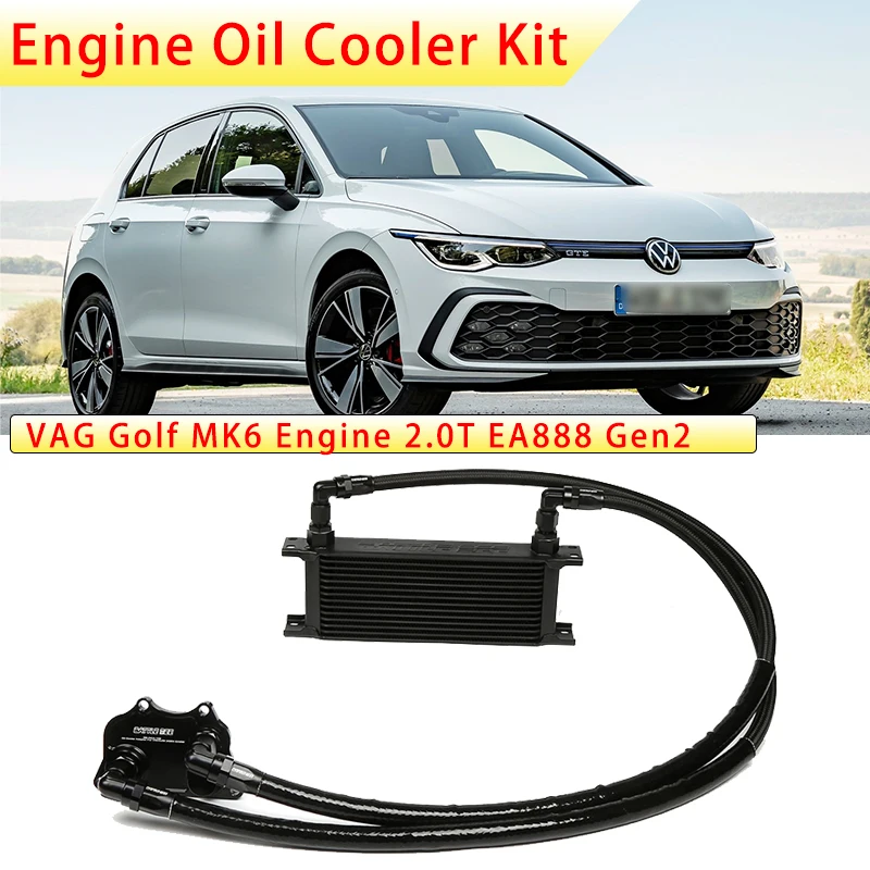 BATTLE BEE Oil Cooler Kit for VAG Volkswagen Audi Golf MK5 MK6 1.8T 2.0T GEN2 EA888 BB-OCK-108ENGINE