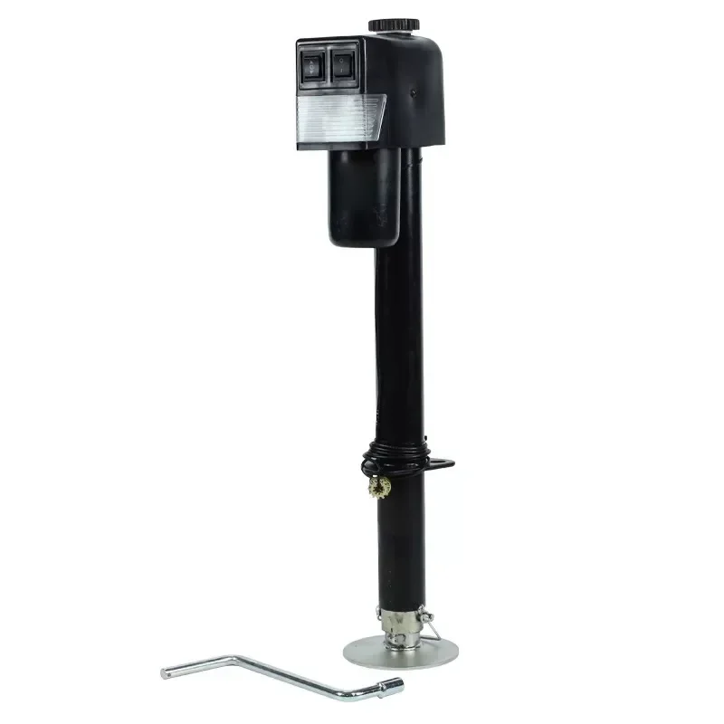 3500 Lbs RV Electric Support Jack with Leveling Blocks and RV Stabilizer; Compatible with Electric Drills and Hand Cranks; Suita