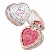 Rubor de la Colección Bunny Garden de Flower Knows, Maquillaje Facial de Aspecto Natural con Seda Liofilizada, Cosméticos Originales