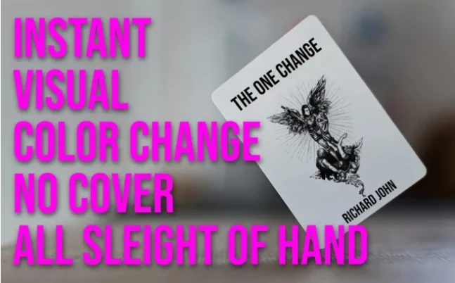 

The One Change by Richard John - Magic tricks (Instant Download)