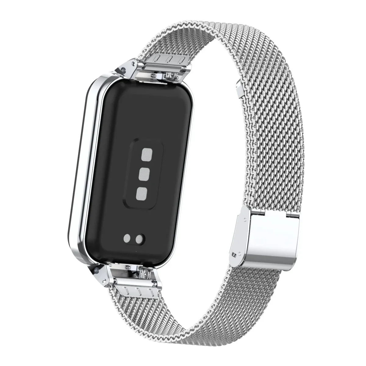 سوار معدني مغناطيسي لهاتف شاومي Mi Band 8 ، حافظة حزام نشطة ، إطار قذيفة واقية ، واقي للمعصم