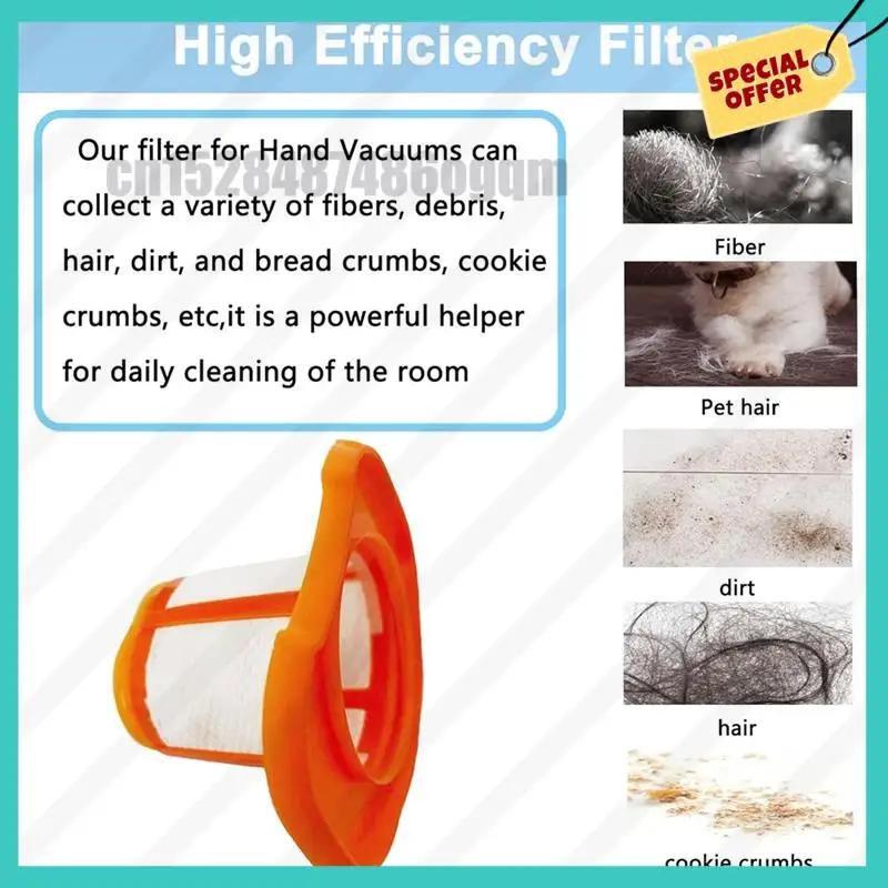 -Filtro de repuesto ABJZ para piezas de aspiradora Black Anddecker HHVK HHVK320J HHVK320J10 HHVK320JZ01