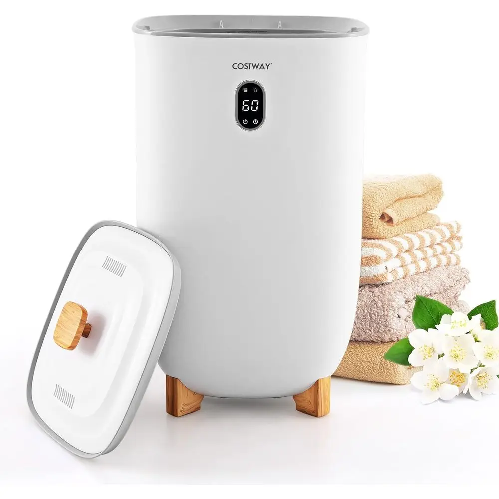 35L Towel Warmer and Dryer with Fragrance Disc, Oversized Towel Capacity, Timer and Auto-Off Feature