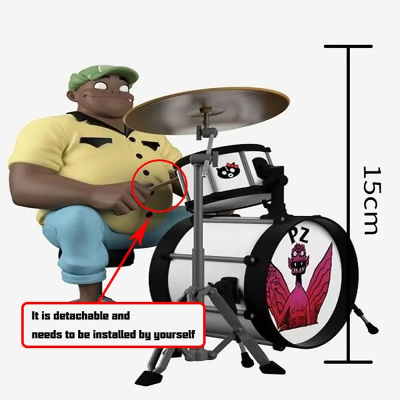 Gorillaz Band Action Figure Rock Band Lid Beeldje 2d Noodle Murdoc Russel Model Pop Figuren Speelgoed Voor Kinderen Geschenken