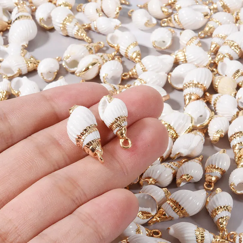 Natural Seashell Conch Pendants for DIY Jewellery Making