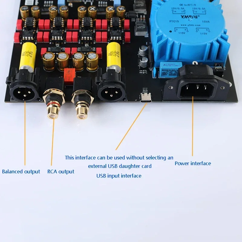 HIFI Audio Decoder QCC5125 Bluetooth 5.1 Dual PCM1794 DAC Lossless Digital To Analogue Converter USB 24bit/192KHz Decoding