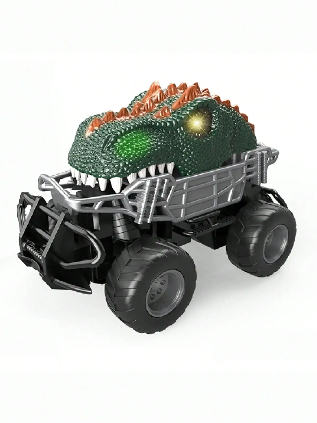 1PC garçons filles tout-petits enfants jouets dinosaure jouet voiture automatique dinosaure voiture avec lumières LED et effets sonores dinosaure RC voiture,