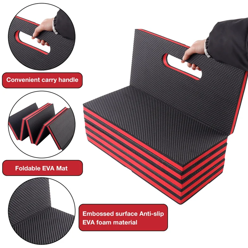 

ABKY-EVA Foldable Waterproof Lightweight Car Repair Mat Thermal Portable Mechanics Work Pad For Auto Maintenance Camping