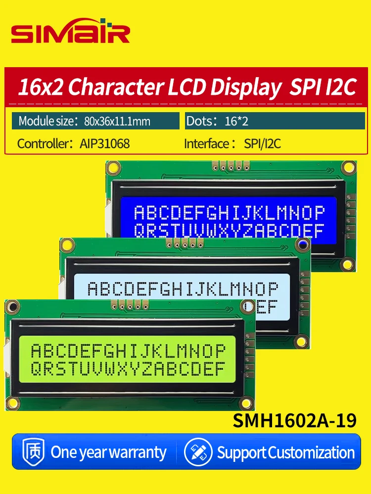 مقدمة عن شاشة LCD 16x2 AIP31068: تقييم ونصائح للاستخدام