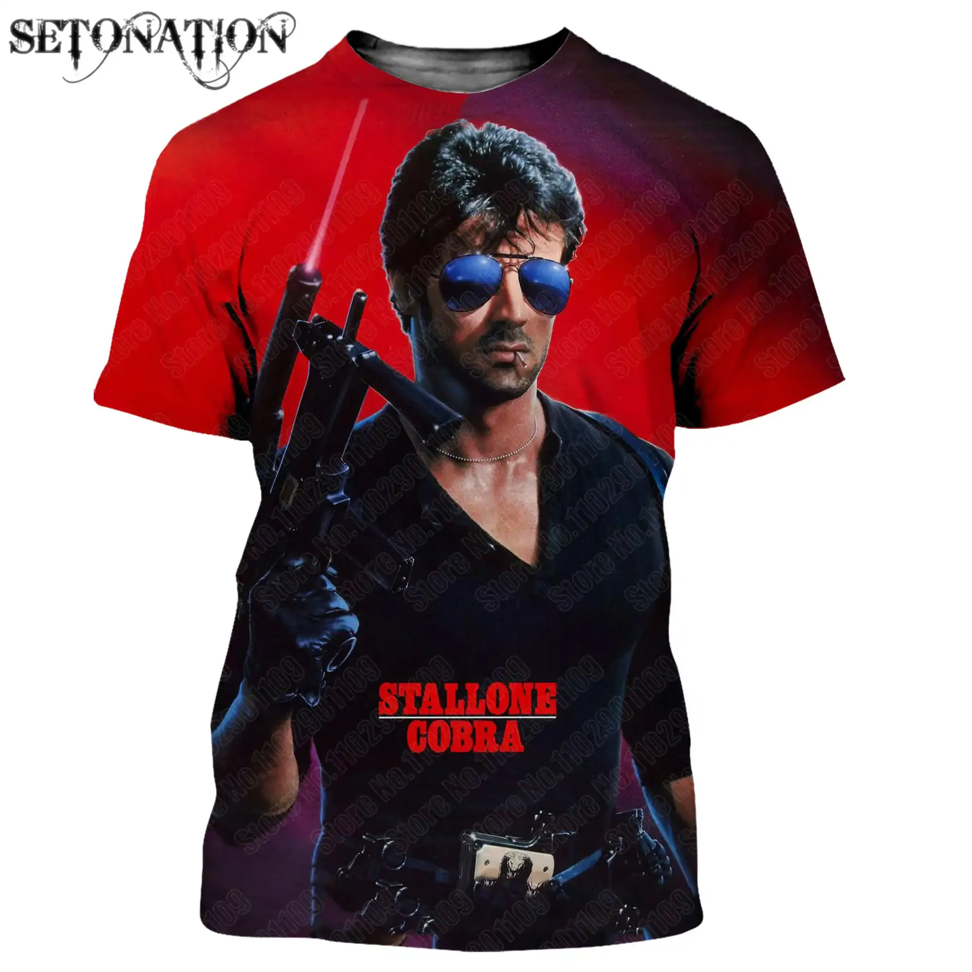 Camiseta de película Cobra 2025 para hombre y mujer, camisetas con estampado 3D, camiseta estilo Harajuku, ropa de calle, Tops de verano