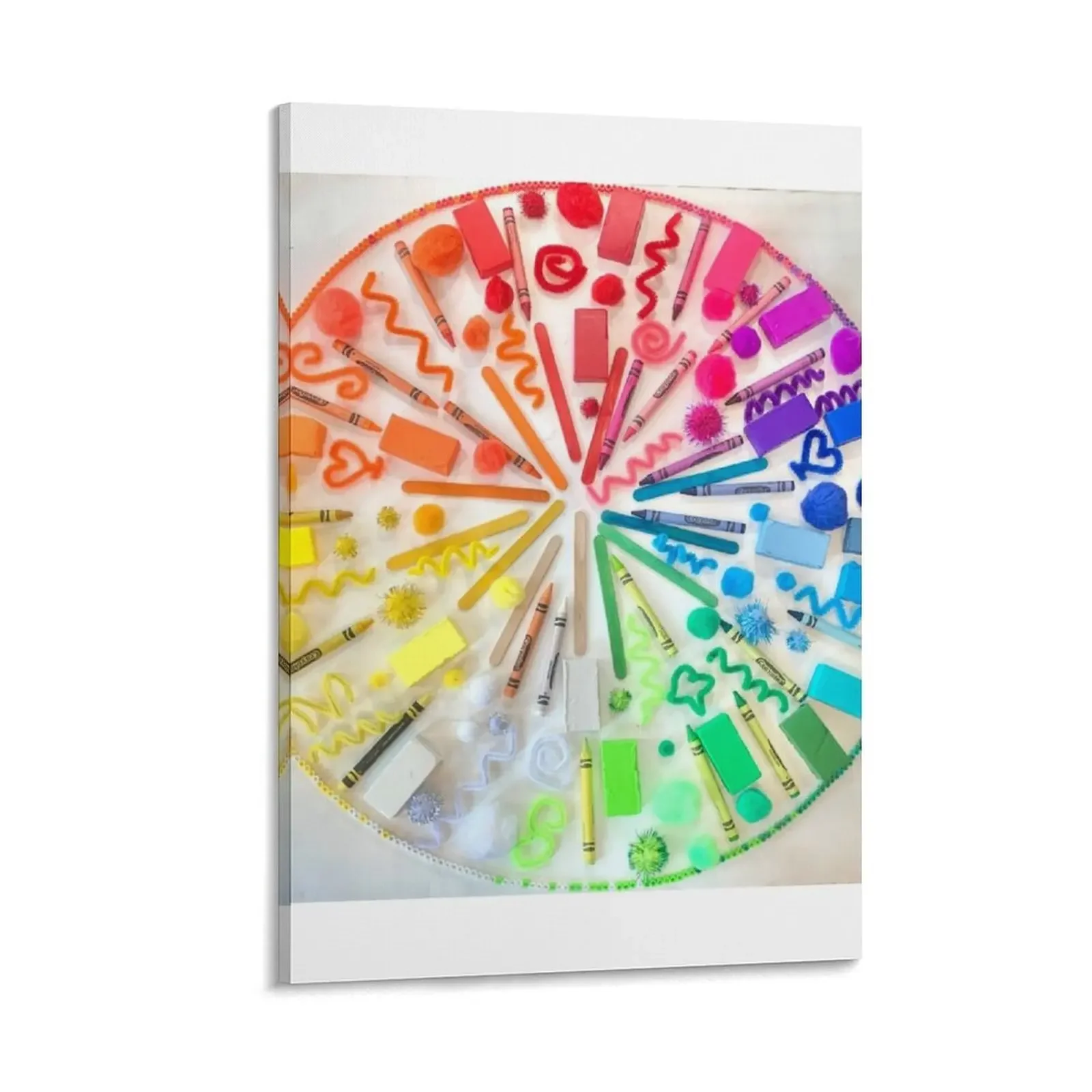 

Color Wheel Canvas Painting Wall paintings room decorations wall frame for living room