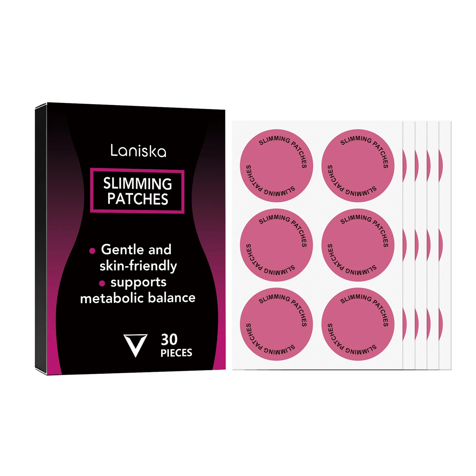 30~120pcs Weight Loss Patches Fat Burning Regulates Appetite Metabolic Balance Improve Stomach Body Slimming Shaping Stickers