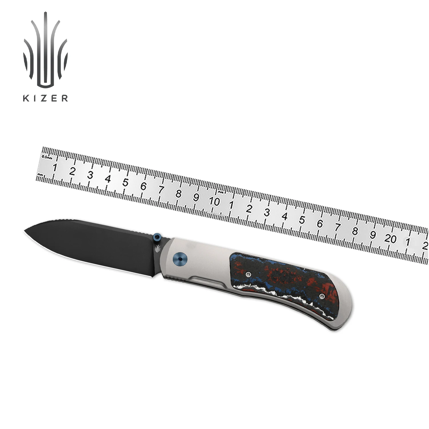 ไคเซอร์ EDC มีดพับพกพาไทโช คิ 4761 เอ 1/A2/A3/A4 ไทเทเนียมพร้อมใบมีด S45VN/M390 แบบพกพามีดล่าสัตว์กลางแจ้ง