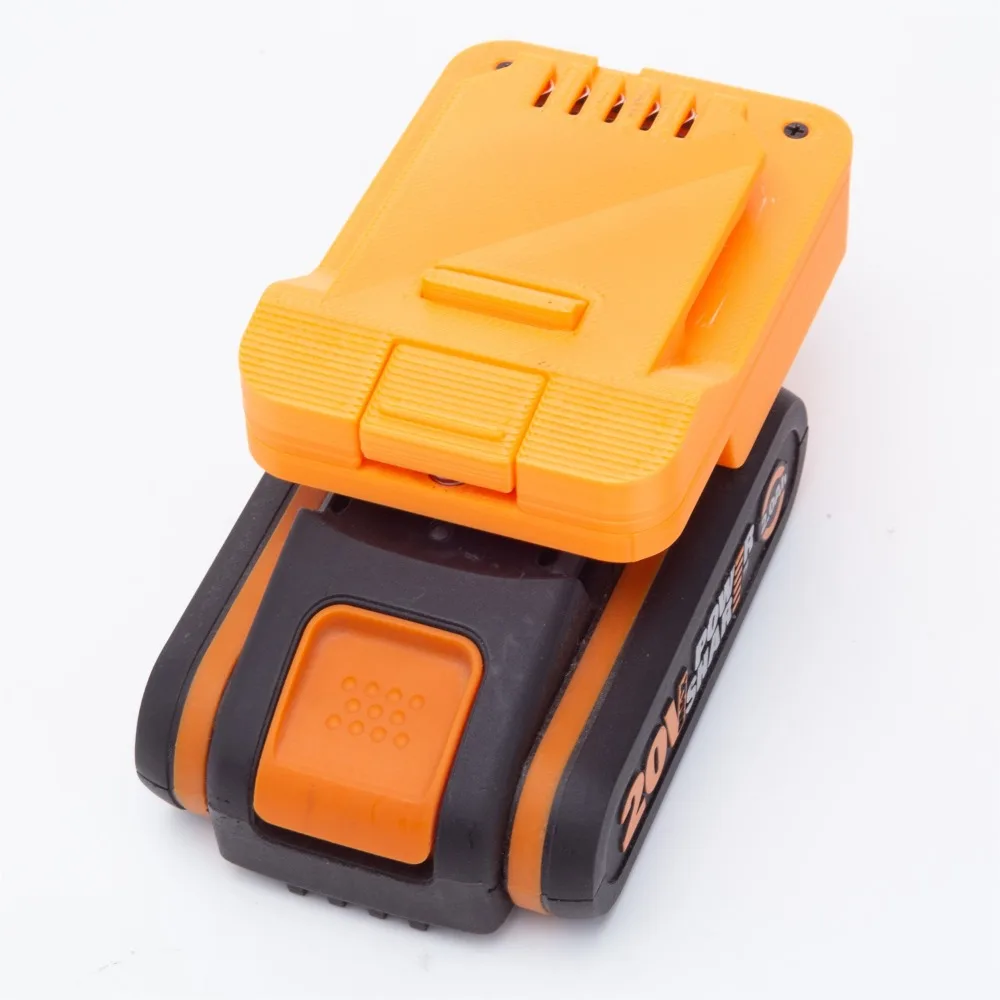 Imagem -04 - Adaptador de Bateria para Conversor de Bateria de Lítio Worx 20v Pin para Ferramentas de Perfuração sem Fio sem Escova Ferrex 20v Apenas Adaptador