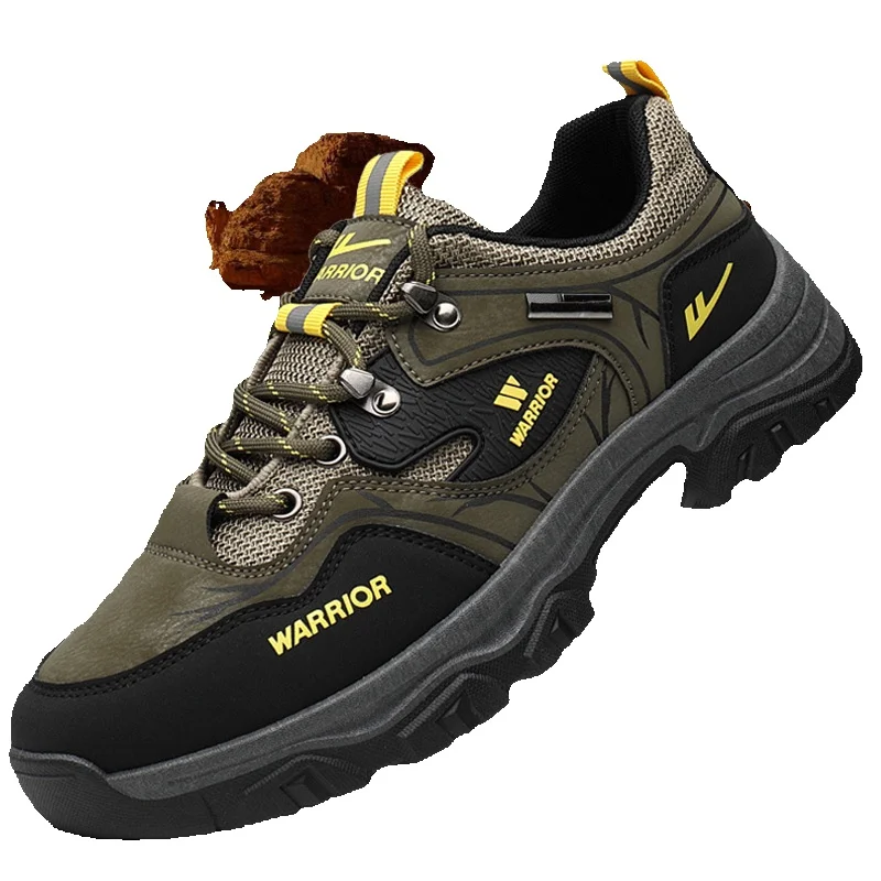 Men's Autumn New Model Outdoor Hiking Shoes, Work Shoes, Waterproof And Slip-resistant Safety Shoes, Casual Shoes For Men_vogvips.com