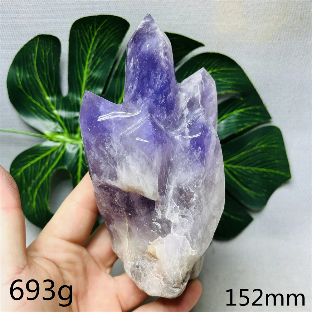 Brazilian Amethyst Cluster Natural Gemstone Free Form Polishing Home Room Decoration Spiritual Healing Yoga Chakra Feng shui