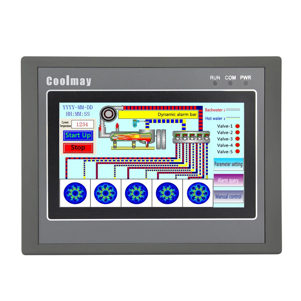 

Small Size Practical Industrial Control HMI/PLC All-in-one Device Suitable For Chick Incubator