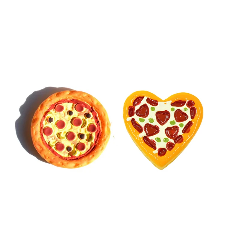 5Pcs Dollhouse Mini Simulation Pizza Model Kitchen Food Accessories For Dolls House Decor Kids Pretend Play Toys