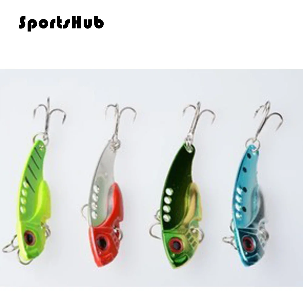 sportshub-1-шт-55-см-11g-3d-глаза-4-цветная-металлическая-приманка-vib-с-8-крючковые-жесткие-приманки-рыболовные-приманки-искусственные-приманки
